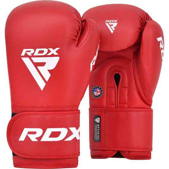 Боксерські рукавиці RDX AS2 RED-12 унцій (капа в комплекті) Кам'янське