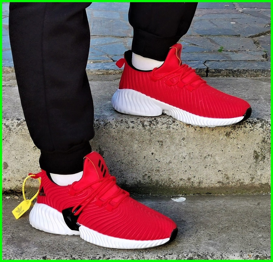 Кроссовки Мужские Adidas Alphabounce Красные Адидас (размеры: 41,42,43,44,45) Видео Обзор Днепр - изображение 9