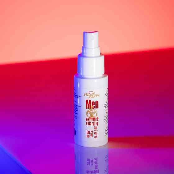 Збільшуючий спрей-лубрикант для чоловіків - MyLove Man Extreme Enlarging Med Spray, 50 мл Sex Aura Київ