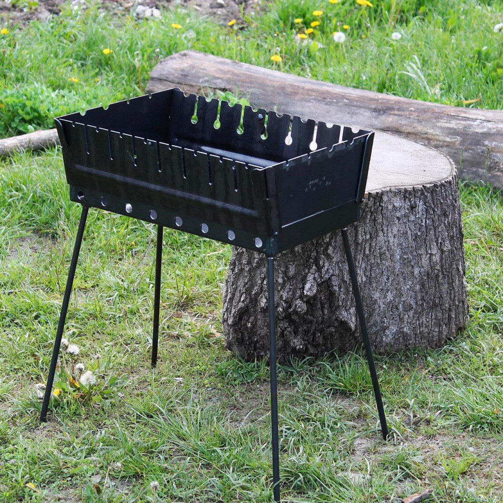 Мангал-чемодан 8 шампурів 3 мм Харків - фото 2