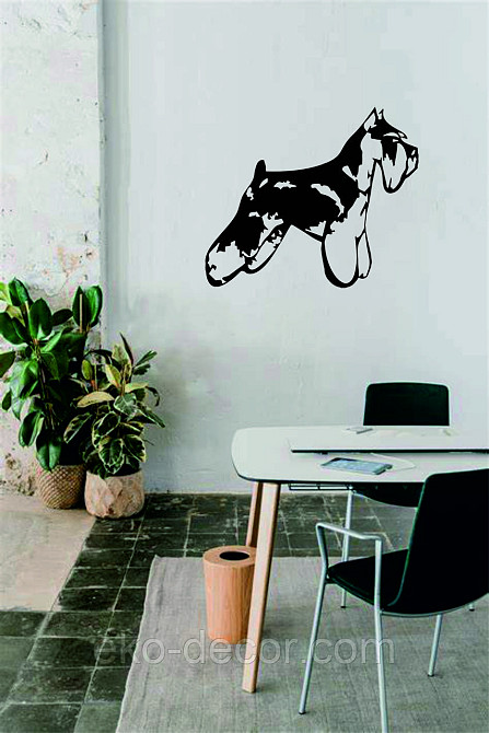 Декоративне настінне Панно «Шнауцер», Декор на стіну Київ - фото 7