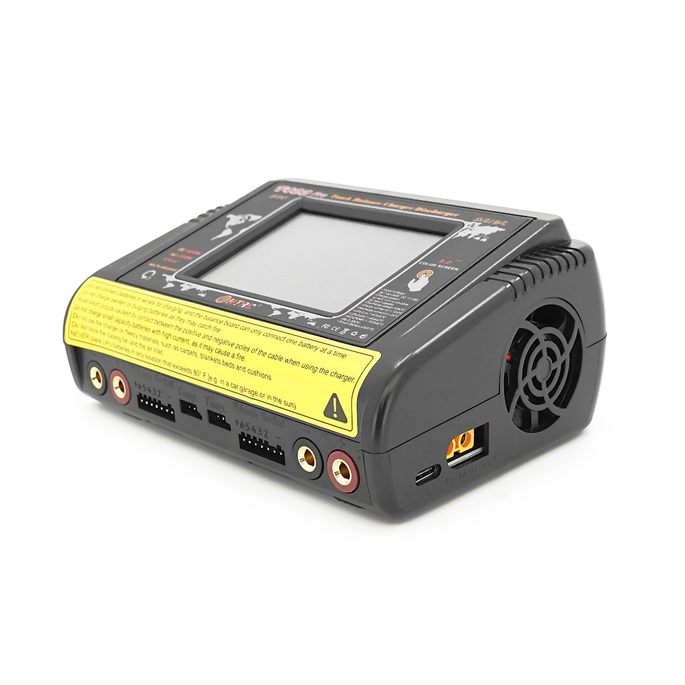 Зарядний пристрій HTRCT400 Pro Duo AC200/DC400Вт, тип АКБ LiPo, LiHv, Li-ion, NiMh, LiFe, Pb, 3.2" Touch screen, 100*65*140 (мм) Київ - фото 10