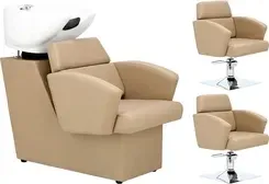 Перукарська Мийка Calissimo Lily Zestaw Myjnia Fryzjerska I 2X Fotel Fryzjerski Hydrauliczny Obrotowy Do Salonu Fryzjerskiego Киев