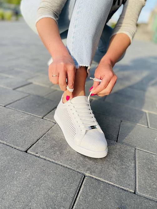 Arcoboletto Кеди жіночі Arcoboletto 099 ST білі (весна-літо, шкіра натуральна) (5041) Коломыя - изображение 4