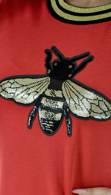 Свободное платье с аппликацией (42) Киев - изображение 5