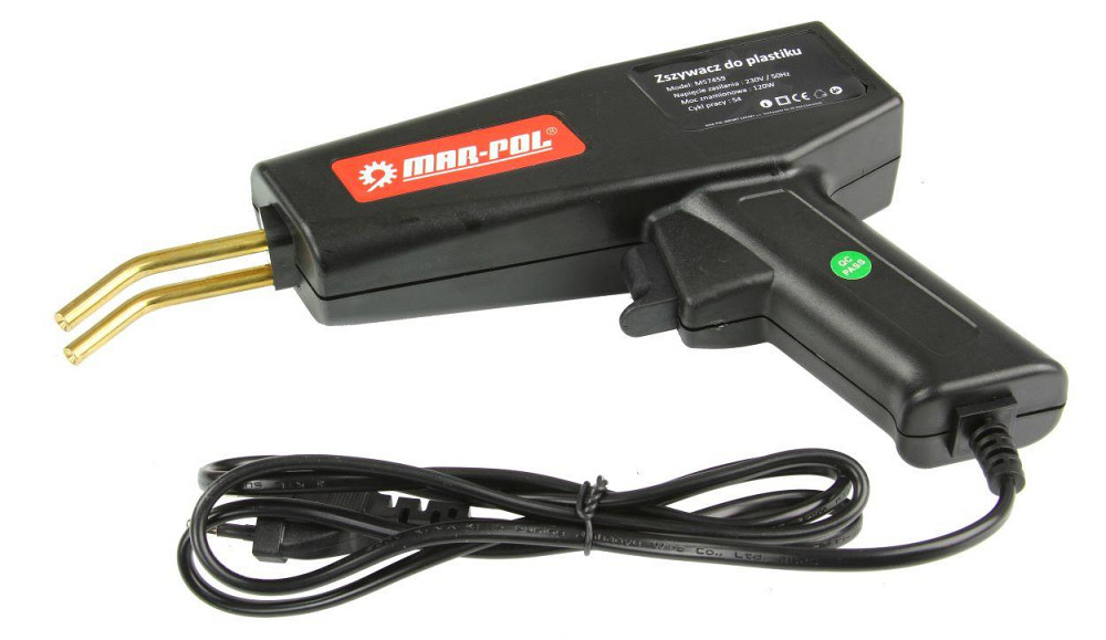 Паяльник для ремонта пластиковых элементов с 400 скобами Mar-Pol (M57459) 120 Вт Нововолынск - изображение 3