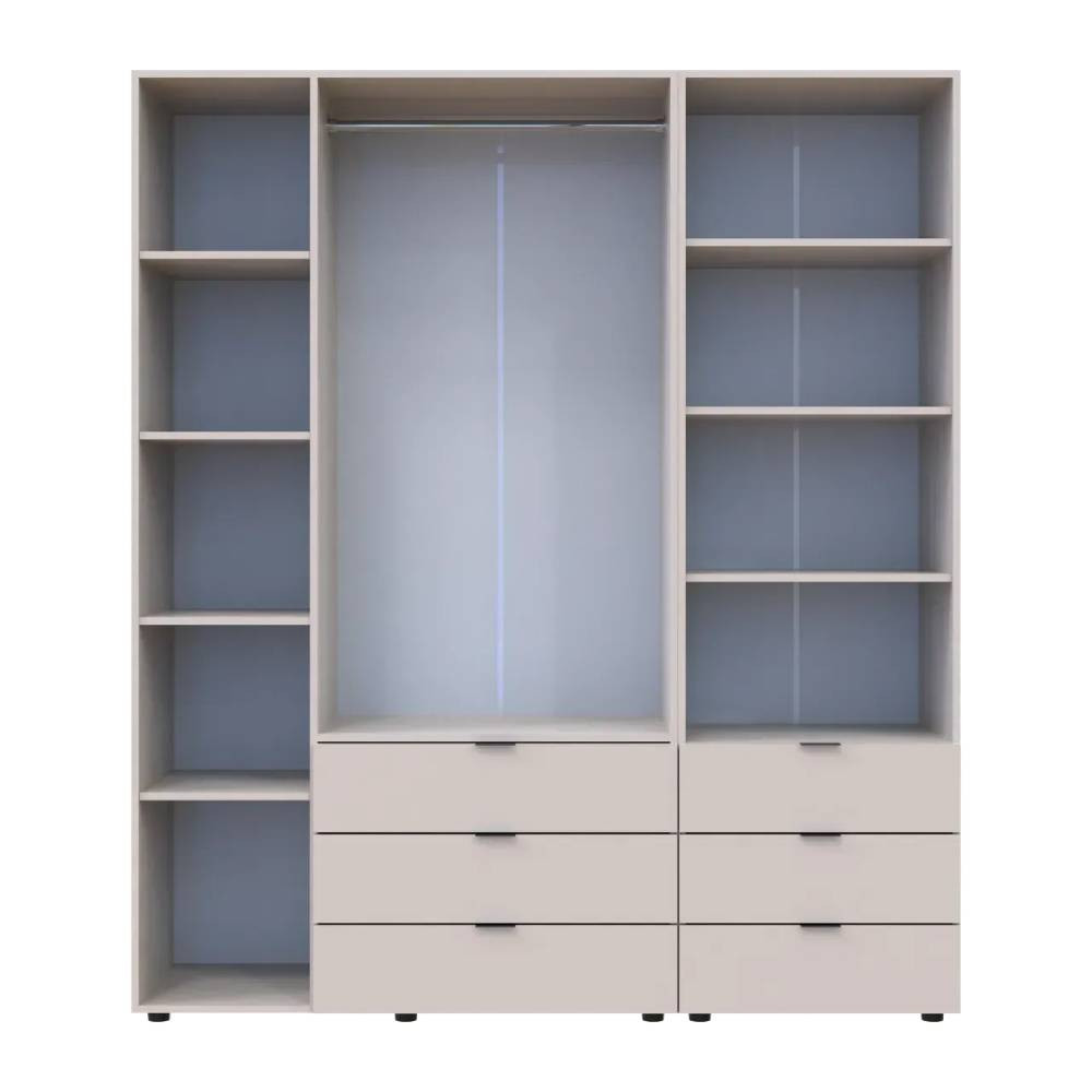 Шкаф для одежды Doros Гелар Кашемир 3ДСП с пеналом 176.2х49.5х203.4 (DRS-011922) Львов - изображение 7