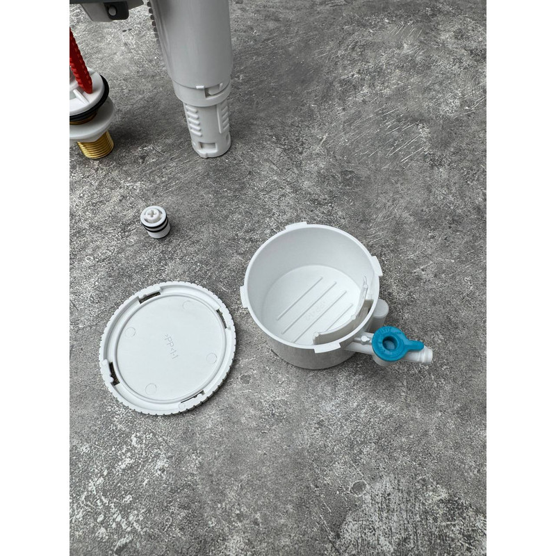 Комплект арматури: KOER KT-0304-1/2" НАПОВНЮВАЛЬНА з УНІВЕРСАЛЬНИМ підведенням + Холдер для освіжаючих пігулок для унітазу, Київ - фото 2