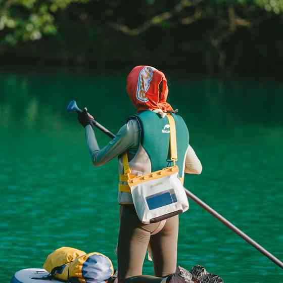 Полотенце быстросохнущее Naturehike CNK2300SS011, 100*30, оранжевый Киев