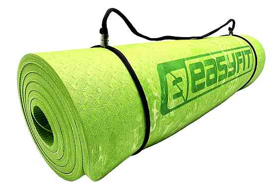 EasyFit Килимок для йоги та фітнеса EasyFit PER Premium Mat 8 мм Салатовий Коломыя