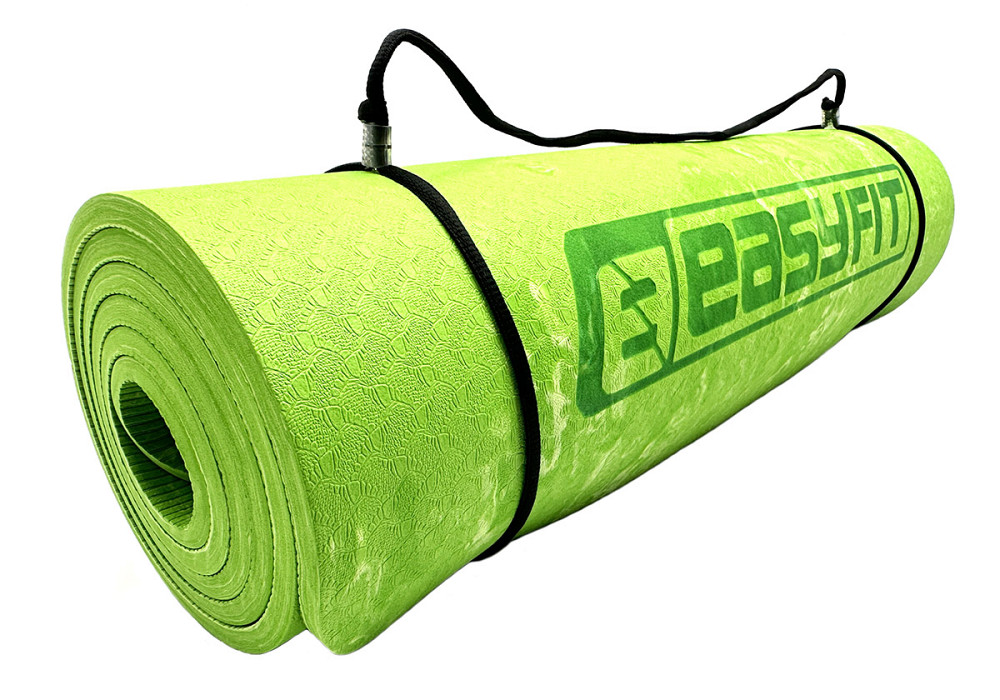 EasyFit Килимок для йоги та фітнеса EasyFit PER Premium Mat 8 мм Салатовий Коломыя - изображение 3