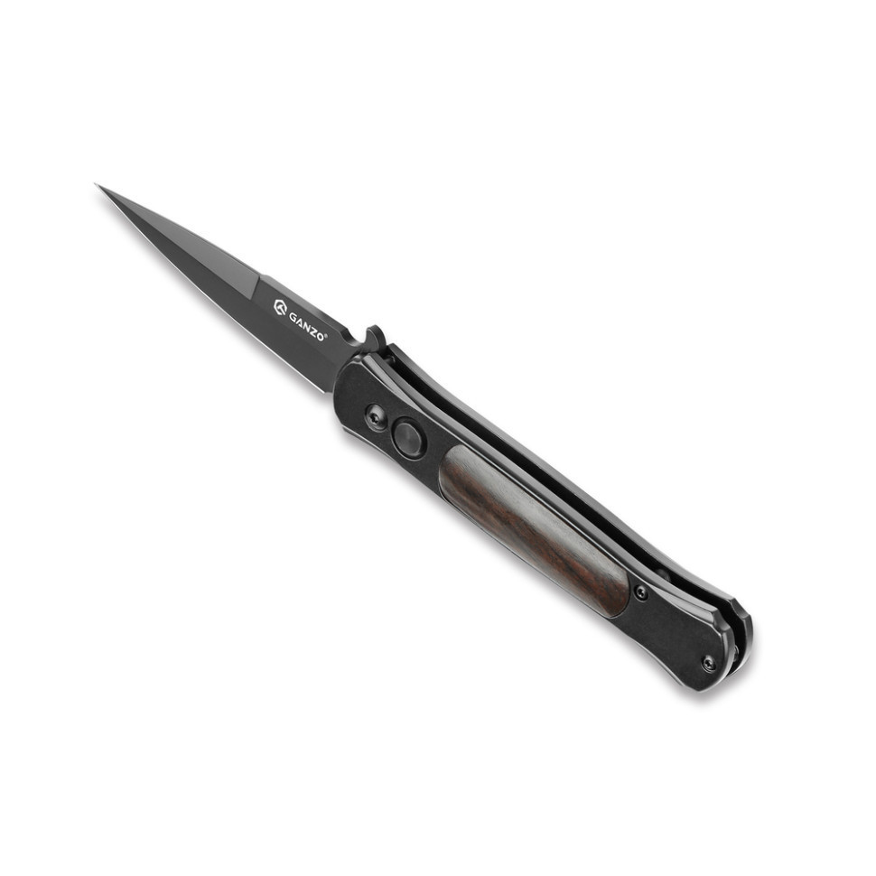 Ніж складаний Ganzo G707B чорний Київ - фото 4