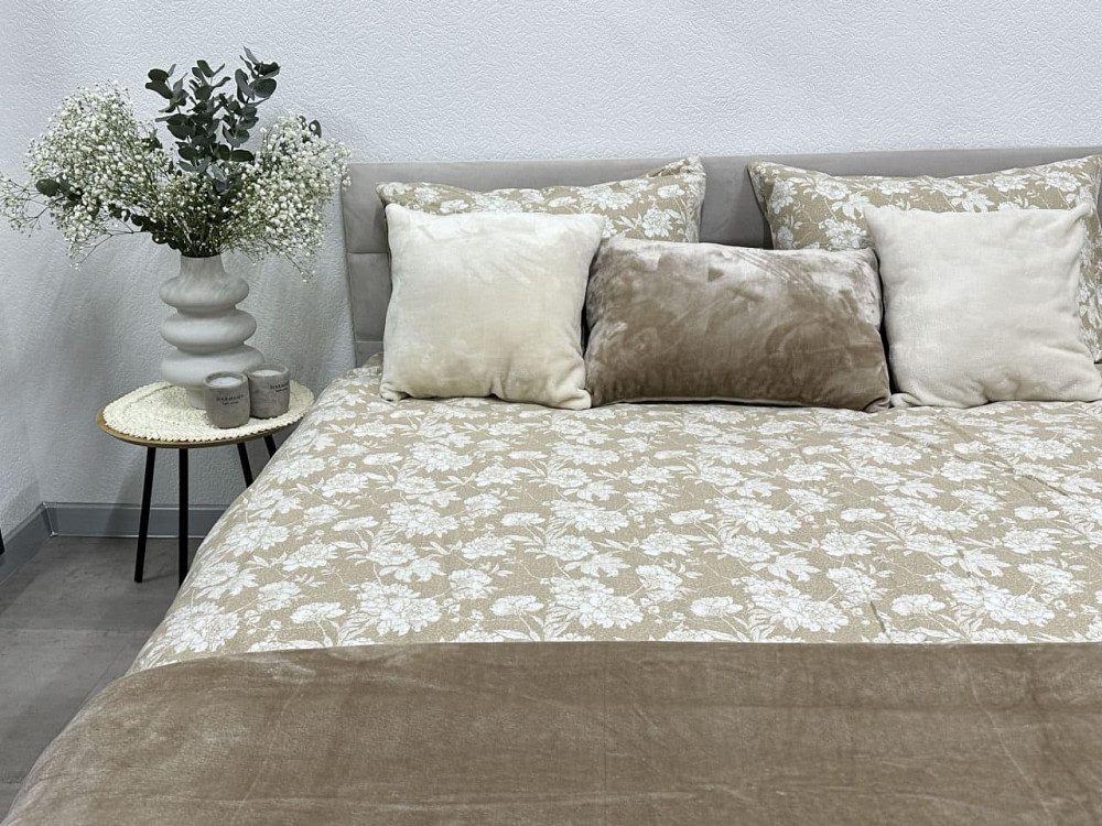 Ecotton Комплект постільної білизни Ecotton двоспальний 180х215 см бежевий (267262) Коломия - фото 3