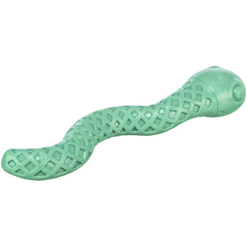 Іграшка Trixie для собак Змія для ласощів термопластична гума 27 см зелена Київ - фото 9