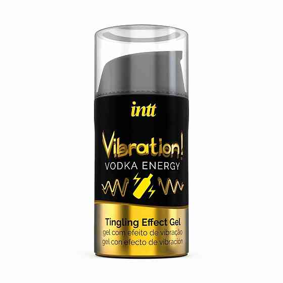 Жидкий вибратор Intt Vibration Vodka (15 мл), густой гель, очень вкусный, действует до 30 минут Sex Aura Киев