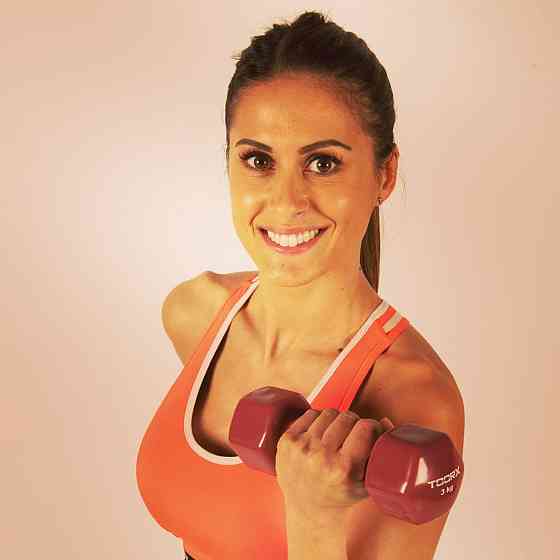 Гантель для фитнеса Toorx Vinyl 6 кг (MV-6) Киев