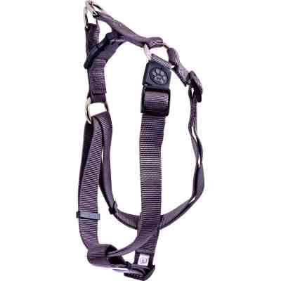 Шлея для собак GimDog Harlem X нейлон 2.5х65-99 см сіра (8009632059143) Вінниця