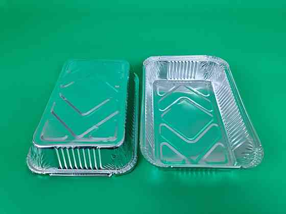 Контейнер из пищевой алюминиевой фольги прямоугольный 960 млл SP64L 125 штук  (1 пачка) Харьков