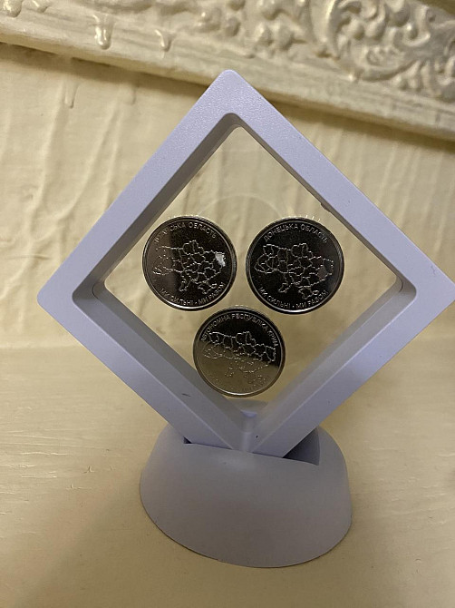 🔥 Колекційний набір памʼятних монет НБУ «Ми сильні. Ми разом» 🇺🇦  Комплект у стильній рамці | Київ - фото 2