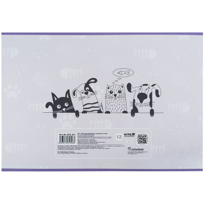 Альбом для рисования Kite Rachael Hale, 12 листов (R25-241) Винница - изображение 3