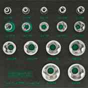 Набір головок 1/2",1/4",3/8" 5 променів TORX PLUS EPR 16 шт, 6-32EPR (Tesla, автомобіль Ford) Мукачево