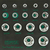 Набір головок 1/2",1/4",3/8" 5 променів TORX PLUS EPR 16 шт, 6-32EPR (Tesla, автомобіль Ford) Мукачево - фото 1