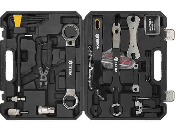 Набір інструментів налагоджувальних для велосипеда VOREL 30 елем. в футлярі [3] Одеса