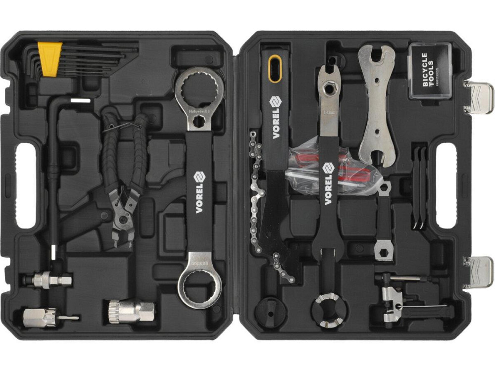 Набор инструментов настраивающих для велосипеда VOREL 30 элем. в футляре [3] Одесса - изображение 1