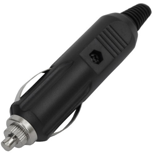 Штекер автоприкуривателя , с предохранителем под шнур, корпус пластик Полтава - изображение 1