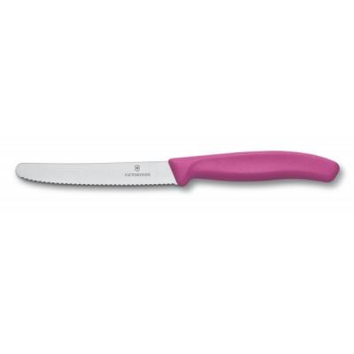 Кухонний ніж Victorinox SwissClassic для овощей 11 см, волнистое лезвие, Pink (6.7836.L115) Вінниця - фото 1