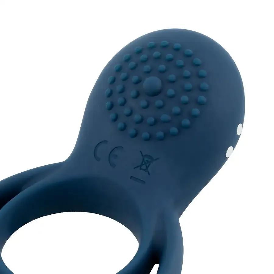 Эрекционное кольцо Boners Vibrating Double Cock Ring Львов - изображение 6