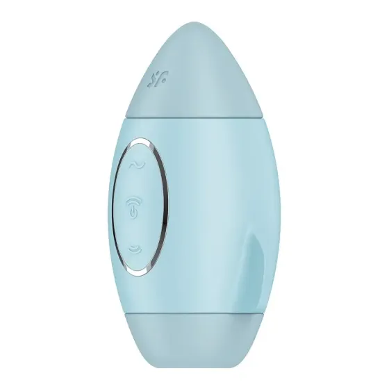Вакуумний вібратор Satisfyer Mission Control Blue Львів
