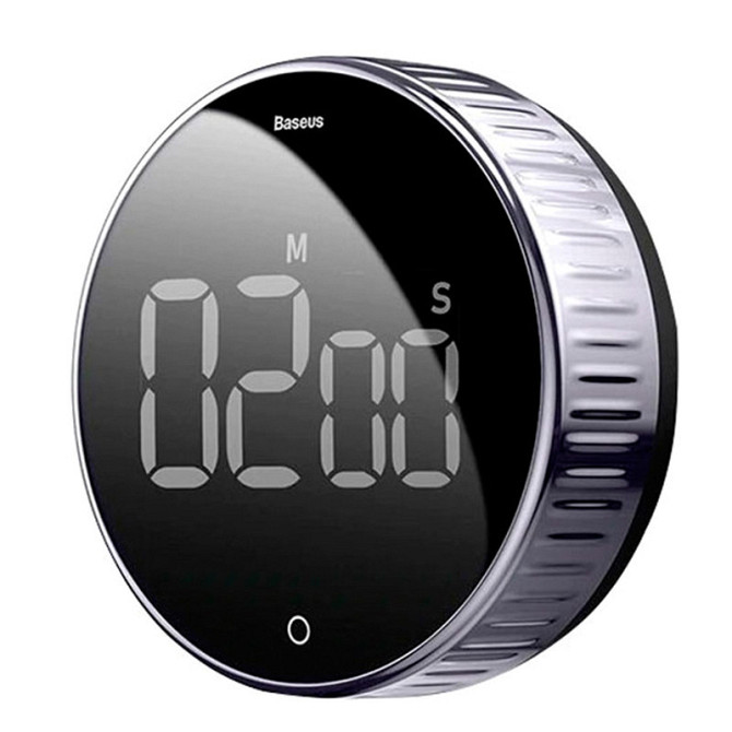 Таймер Baseus Heyo rotation countdown timer з цифровим LED дисплеєм і магнітною основою (ACDJS-01) Миколаїв - фото 1