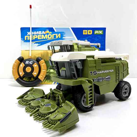 Комбайн на радіокеруванні LIMO TOY з гумовими колесами 21 см Зелений (M 4949) Чернігів