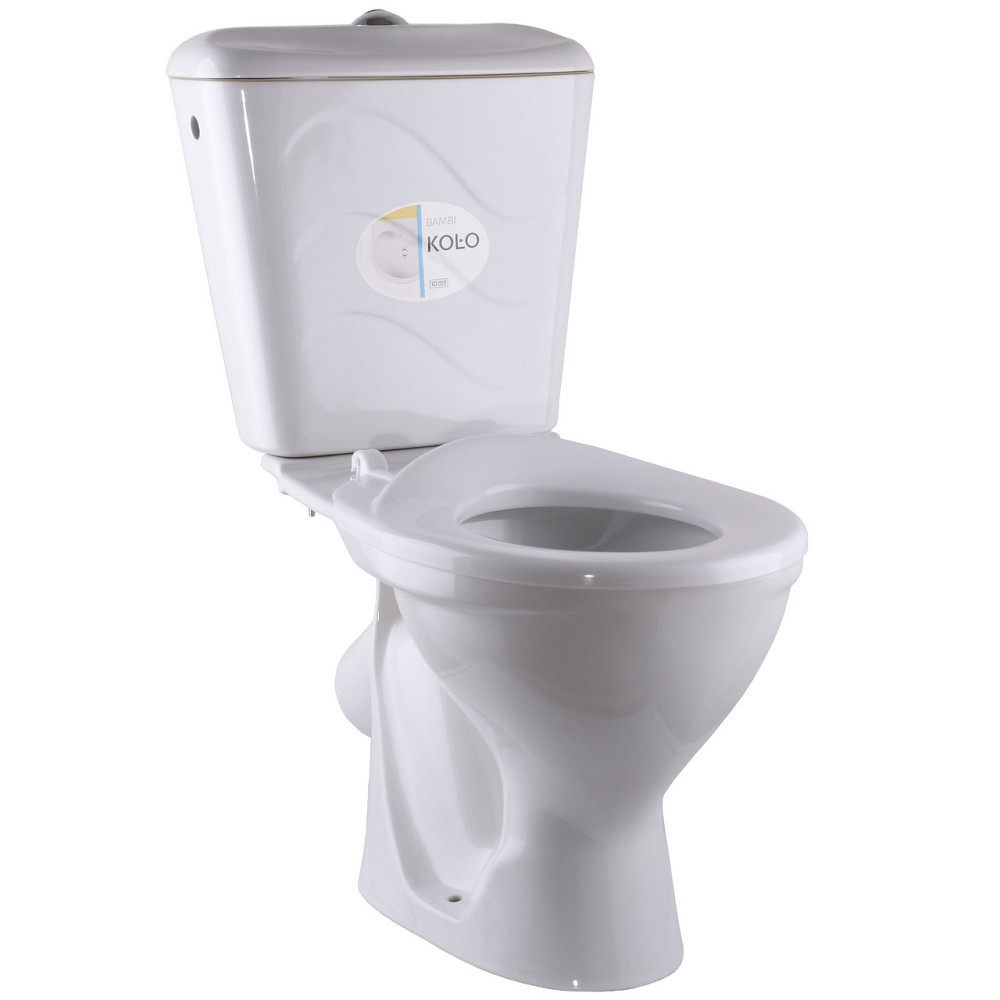 Bambi унітаз-компакт, кос. випуск, бачок 6 л, боковій підвод, сидіння поліпроп. Київ - фото 1