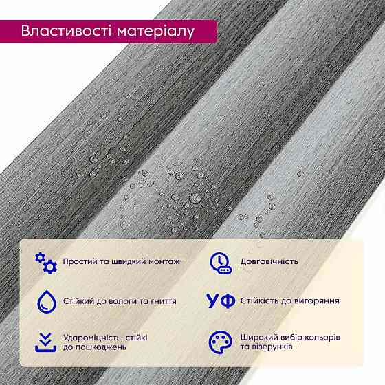 Декоративная стеновая рейка Киев