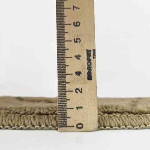 Килимок для ванних кімнат поліпропіленовий TM DarianA Standard u-cut 60*50 бежевий соти Житомир