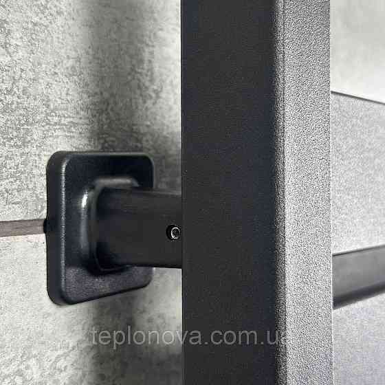 Електрична сушарка для рушників NAVIN Largo 1100х500 Sensor з Wi-Fi, широкий правосторонній, чорний муар Чернівці