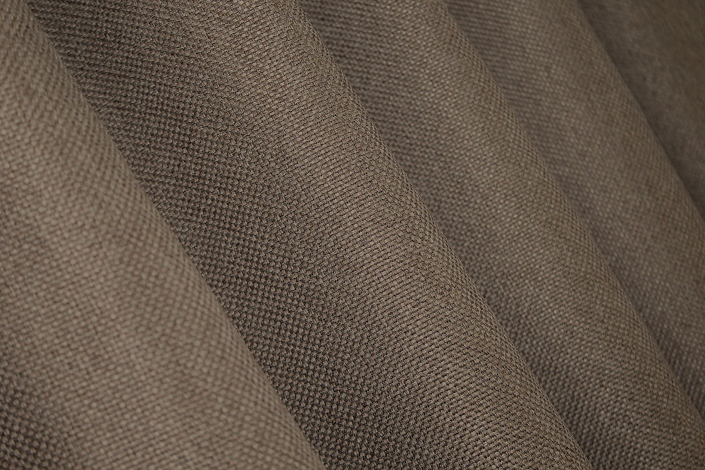Комплект коротких штор VR-Textil Лен-блэкаут Лен Мешковина № 825ш Темный беж 130х170см 2 шт (35-0099) Киев - изображение 8