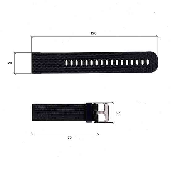 Ремешок для часов Skmei 1893BKBK Black-Black SBR Киев
