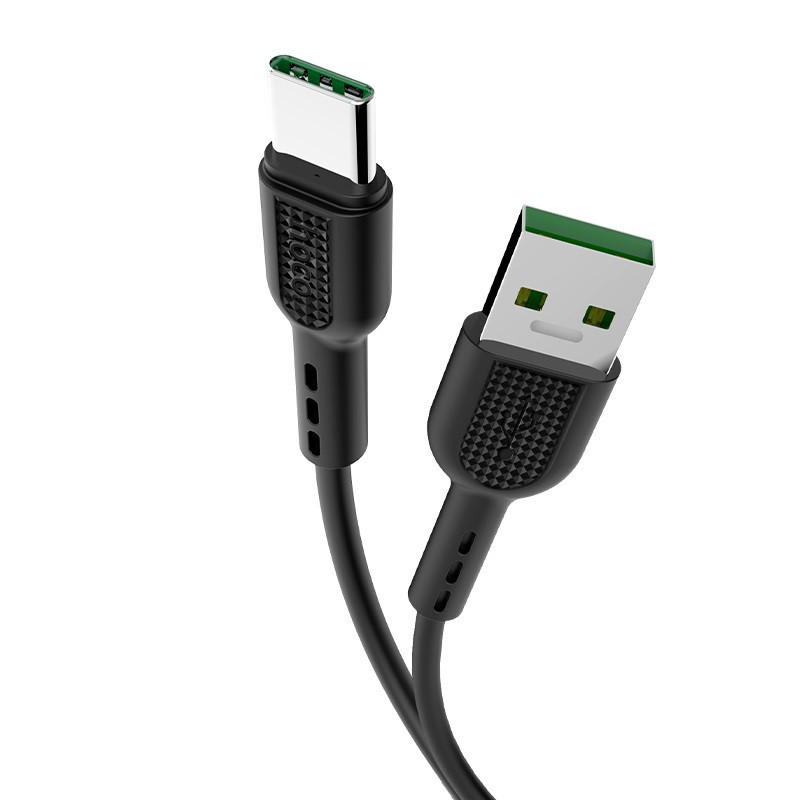 Кабель HOCO X33 Type-C 5A Surge charging data cable Black Київ - фото 3