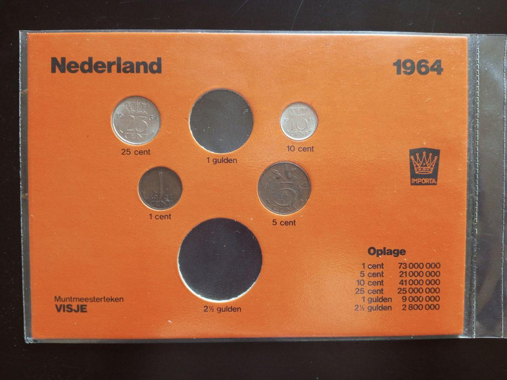 Мінтсет Нідерландів, 1964 рік (1.1) Не повний Полтава - фото 1