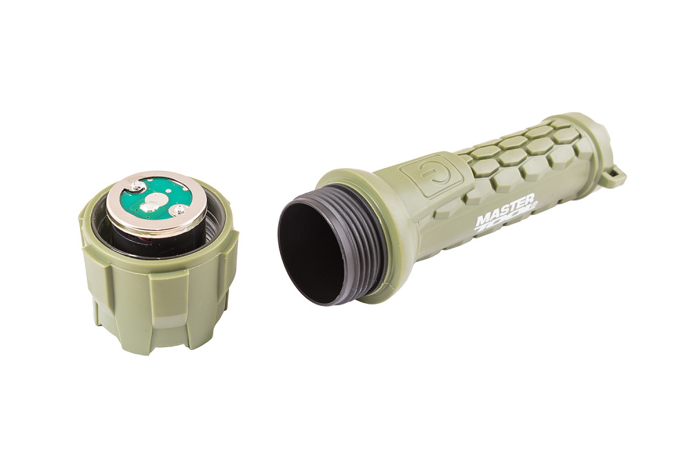 MASTERTOOL Ліхтар водонепроникний MASTERTOOL 180х55 мм CREE LED IP66 2xAA PP+PVC 94-0802 Киев - изображение 4