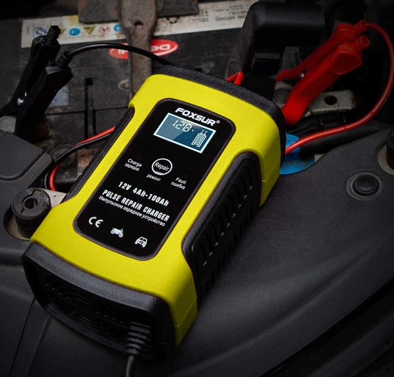 Автомобильное зарядное устройство для аккумулятора Foxsur 12V 5A Винница - изображение 11