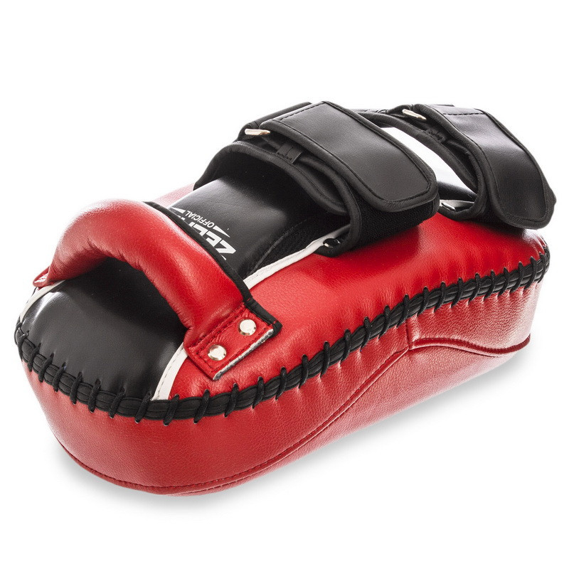 Пады для тайского бокса Тай-пэды ZELART BO-1388 размер 32x19x8 см красный Киев - изображение 5