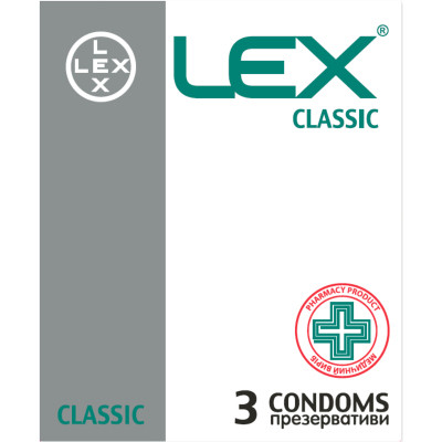 Презервативы Lex Condoms Classic 3 шт. (4820144770333) Винница - изображение 1