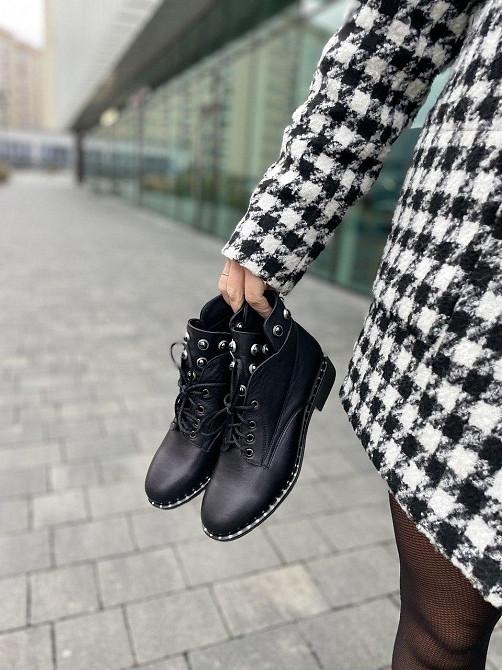 SOTHBY'S Черевики жіночі Sothby's чорні натуральна шкіра 37-40р. (Б-554/2 3544) Коломыя - изображение 1