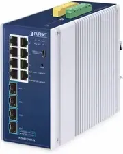 Комутатор Planet IGS-4215-8T4X IP30 Industrial L2/L4 8-Port (IGS42158T4X) Киев - изображение 1