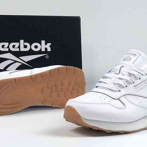 Женские Кроссовки Reebok Classic Белые Рибок Кожаные (размеры: 36,37,38,39,40,41,42,43) Днепр