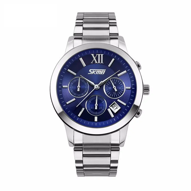 Мужские наручные часы Skmei Tandem 9097 Синий Винница - изображение 1